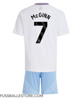 Günstige Aston Villa John McGinn #7 Auswärts Trikotsatzt Kinder 2024-25 Kurzarm (+ Kurze Hosen)